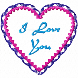 Hearts Embroidery Design 1